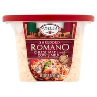 Stella Shredded Romano Cheese, 5 oz