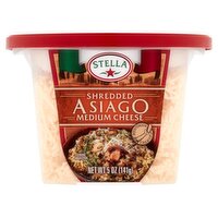 Stella Shredded Asiago Medium Cheese, 5 oz, 5 Ounce