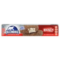 Klondike Krunch Frozen Vanilla Dairy Dessert Bar, 4.5 fl oz, 6 count