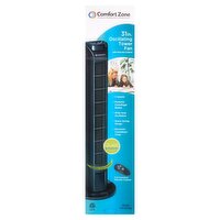 Comfort Zone 31in. Oscillating Tower Fan with Remote Control