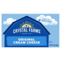 Crystal Farms Original Cream Cheese, 8 oz