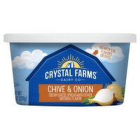 Crystal Farms Chive & Onion Cream Cheese Spread, 8 oz