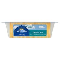 Crystal Farms Cracker Cuts Marble Jack Cheese, 24 Count, 7 oz