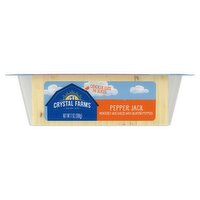 Crystal Farms Cracker Cuts Pepper Jack Cheese, 24 Count, 7 oz