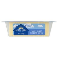 Crystal Farms Cracker Cuts White Sharp Cheddar Cheese, 24 Count, 7 oz