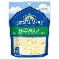 Crystal Farms Shredded Mozzarella Cheese, 8 oz