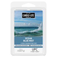 Candle-Lite Ocean Blue Mist Wax Cubes, 6 count, 2.5 oz
