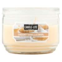 Candle-Lite Creamy Vanilla Swirl Candle, 10 oz