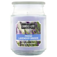 Candle-Lite Fresh Lavender Breeze Candle, 18 oz