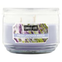 Candle-Lite Fresh Lavender Breeze Candle, 10 oz