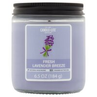 Candle-Lite Fresh Lavender Breeze Candle, 6.5 oz