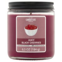 Candle-Lite Juicy Black Cherries Candle, 6.5 oz