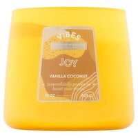Candle-Lite Essential Elements Joy Vanilla Coconut Candle, 15 oz