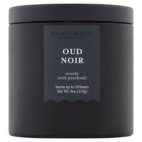 Candle-Lite Rugged & Refined Oud Noir Candle, 9 oz, 9 Ounce