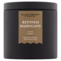 Candle-Lite Rugged & Refined Refined Mahogany Candle, 9 oz, 9 Ounce