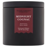 Candle-Lite Rugged & Refined Midnight Cognac Candle, 9 oz, 9 Ounce