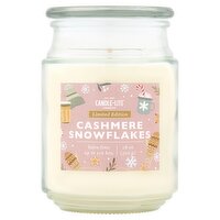 Candle-Lite Cashmere Snowflakes Candle Limited Edition, 18 oz