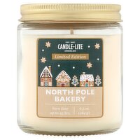 Candle-Lite North Pole Bakery Candle Limited Edition, 6.5 oz, 6.5 Ounce