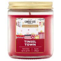 Candle-Lite Tinsel Town Candle Limited Edition, 6.5 oz, 6.5 Ounce