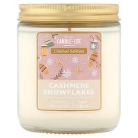 Candle-Lite Cashmere Snowflakes Candle Limited Edition, 6.5 oz