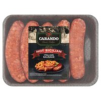 Carando Hot Sicilian Recipe Italian Sausage, 19 oz