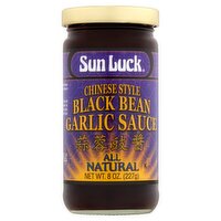 Sun Luck Chinese Style Black Bean Garlic Sauce, 8 oz