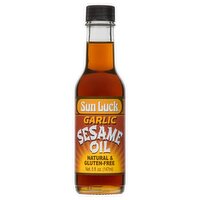Sun Luck Natural & Gluten-Free Garlic Sesame Oil, 5 fl oz