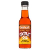 Sun Luck Natural & Gluten-Free Hot Chili Garlic Oil, 5 fl oz