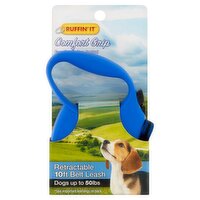 Ruffin' It Comfort Grip Retractable 10ft Belt Leash