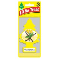 Little Trees Vanillaroma Air Fresheners, 3 count