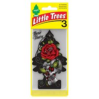 Little Trees Rose Thorn Air Freshener, 3 Count