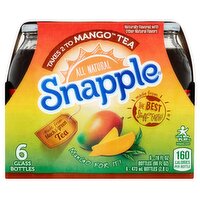 Snapple Mango Tea, 16 fl oz, 6 count, 96 Fluid ounce
