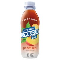 Snapple Zero Sugar Peach Tea, 16 fl oz