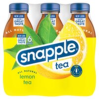 Snapple Lemon Tea, 6 count, 96 Fluid ounce