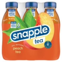 Snapple Peach Tea, 6 count