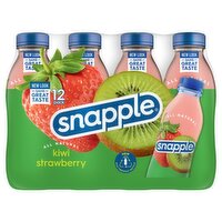 Snapple All Natural Kiwi Strawberry Juice Drink, 12 count