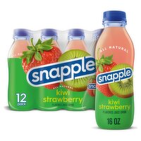 Snapple All Natural Kiwi Strawberry Juice Drink, 12 count