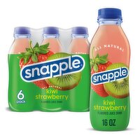 Snapple All Natural Kiwi Strawberry Juice Drink, 6 count