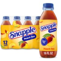 Snapple Peach Tea, 16 fl oz, 12 count