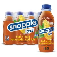 Snapple Half n' Half Lemonade Iced Tea, 12 count