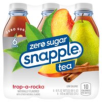 Snapple Zero Sugar Trop-A-Rocka Tea, 16 fl oz, 6 count