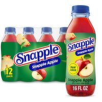 Snapple Apple Juice Drink Blend, 16 fl oz, 12 count