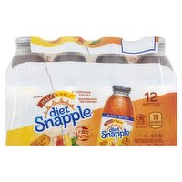 Snapple Half N' Half Diet Lemonade Iced Tea, 16 fl oz, 12 count, 192 Fluid ounce