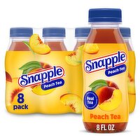 Snapple Mini Peach Tea, 8 fl oz, 8 count