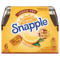 Snapple Lemon Tea, 16 fl oz, 6 count, 96 Fluid ounce