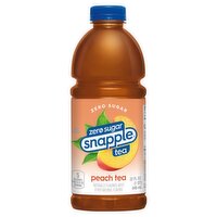 Snapple Zero Sugar Peach Tea, 32 fl oz