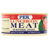 Pek Luncheon Meat in Natural Juices, 10.5 oz