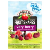 Apple & Eve Very Berry Fruit Shapes, 0.5 oz, 8 count, 4 Ounce