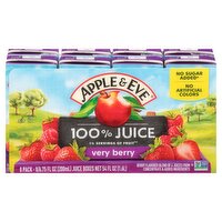 Apple & Eve Very Berry 100% Juice, 6.75 fl oz, 8 count, 54 Fluid ounce