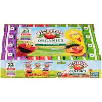 Apple & Eve Organics Elmo's Punch, Big Bird's Apple, Ernie's Berry 100% Juice, 4.23 fl oz, 32 count